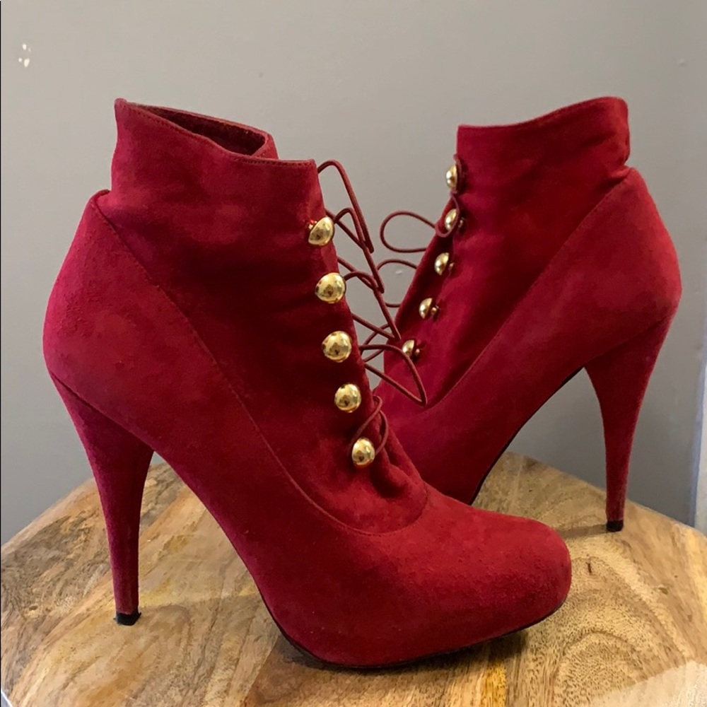 Steve Madden Red Boots
